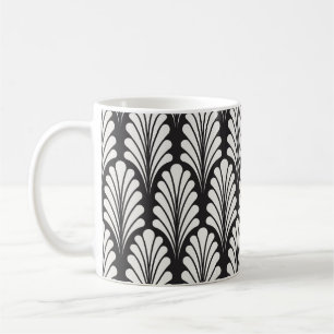 Japanische Eleganz: Zierisches Vintages Muster Kaffeetasse