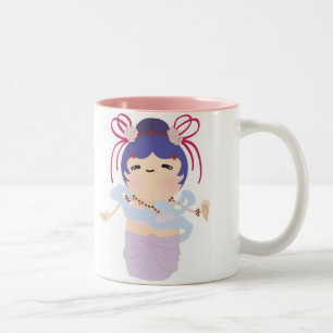 Japanische Engels-Puppe Zweifarbige Tasse