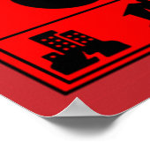 Japanische Erdbebenmythologie Poster (Ecke)