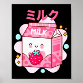 Japanische Erdbeermilch - Nk Erdbeermilch-Shake Poster (Vorne)