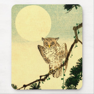 Japanische Eule no.1 Mousepad