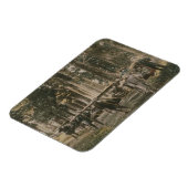 Japanische Familie, die in Wurfen befördert wird,  Magnet (Linke Seite)