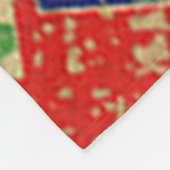 Japanische Fans in Rot Fleecedecke (Ecke)