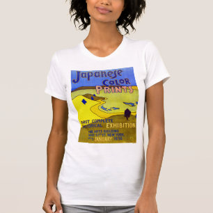 Japanische Farbdrucke T-Shirt