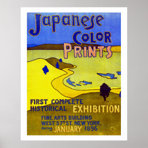 Japanische Farbholzschnitte Poster