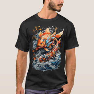 Japanische farbige Koi-Fische T-Shirt