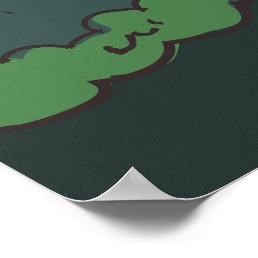 Japanische Felder Poster (Ecke)