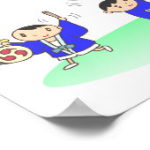 Japanische Feste. Poster (Ecke)