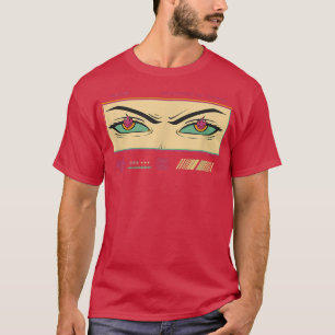 Japanische Feueraugen Girl Anime Charakter Japan A T-Shirt