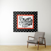 JAPANISCHE FISCHE MIT KLEINEM PATTER WANDTEPPICH (Beispiel (Horizontal))