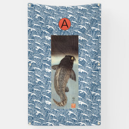 JAPANISCHE FISCHE MIT KUNDENGEBUNDENER FAHNE BANNER