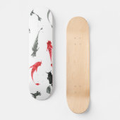 Japanische Fische Skateboard (Vorderseite)