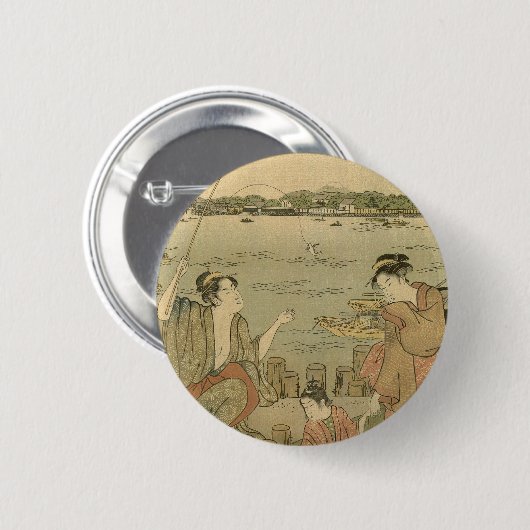 Japanische Fischer Button (Vorne & Hinten)
