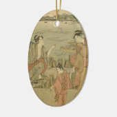 Japanische Fischer Keramik Ornament (Links)