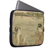 Japanische Fischer Laptopschutzhülle (Vorne Rechts)