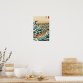 Japanische Fischer Poster (Küche)