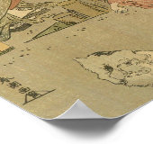 Japanische Fischer Poster (Ecke)