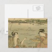 Japanische Fischer Postkarte (Vorne/Hinten)