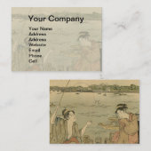 Japanische Fischer Visitenkarte (Vorne/Hinten)