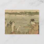 Japanische Fischer Visitenkarte (Rückseite)