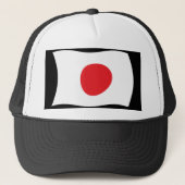 Japanische Flag-Hat Truckerkappe (Vorderseite)
