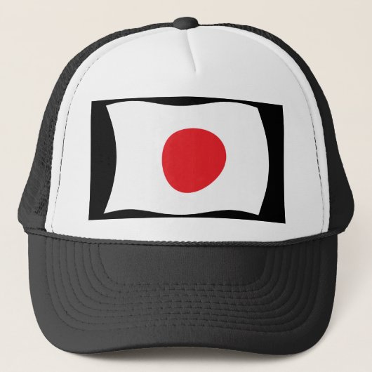 Japanische Flag-Hat Truckerkappe (Vorderseite)