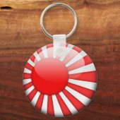 Japanische Flagge 2.0 Schlüsselanhänger (Vorderseite)