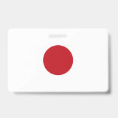 Japanische Flagge Ausweis (Rückseite)