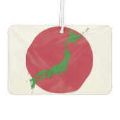 Japanische Flagge Autolufterfrischer (Rückseite)