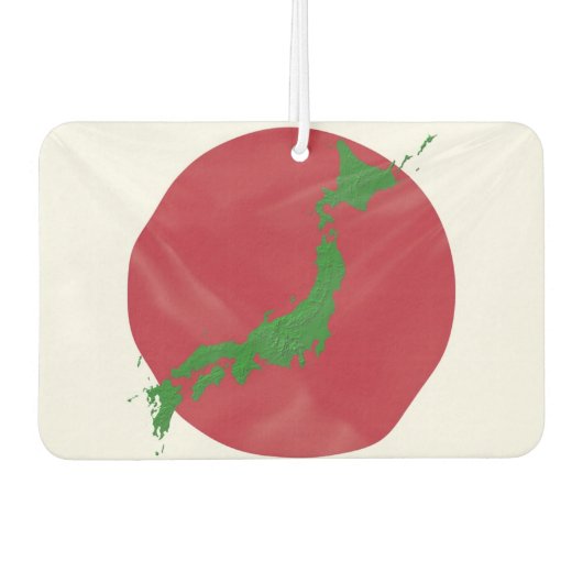 Japanische Flagge Autolufterfrischer (Vorderseite)