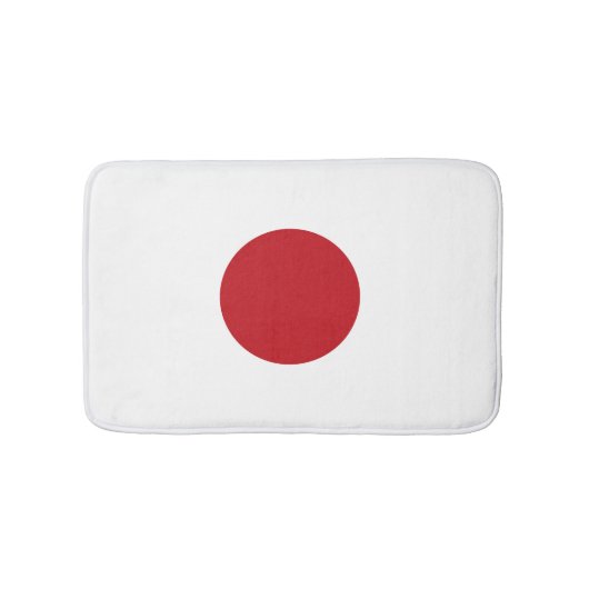 Japanische Flagge Badematte (Vorderseite)