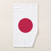 Japanische Flagge Badhandtuch Set (Handtuch)