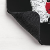 Japanische Flagge Badminton Mousepad (Ecke)