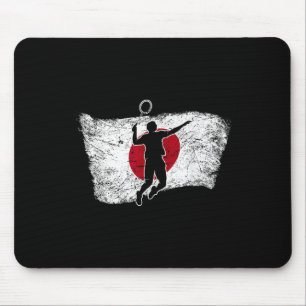 Japanische Flagge Badminton Mousepad