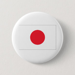 Japanische Flagge Button