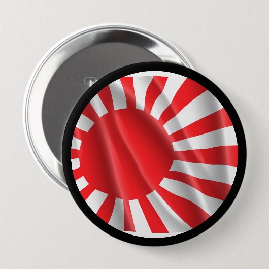 JAPANISCHE FLAGGE BUTTON (Vorne & Hinten)