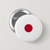 Japanische Flagge Button (Vorne & Hinten)
