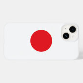 Japanische Flagge Case-Mate iPhone Hülle (Rückseite (Horizontal))