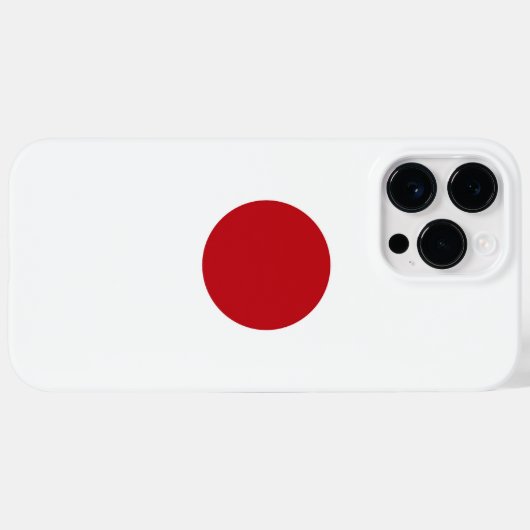 Japanische Flagge Case-Mate iPhone Hülle (Rückseite (Horizontal))