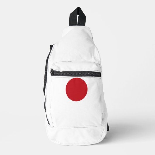 Japanische Flagge Crossbody Bag (Vorderseite)