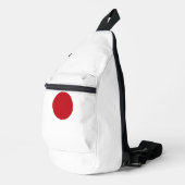 Japanische Flagge Crossbody Bag (Rechte Ecke)