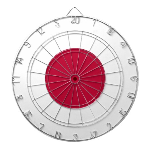Japanische Flagge Dartscheibe (vorne)