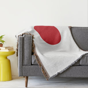 Japanische Flagge Decke