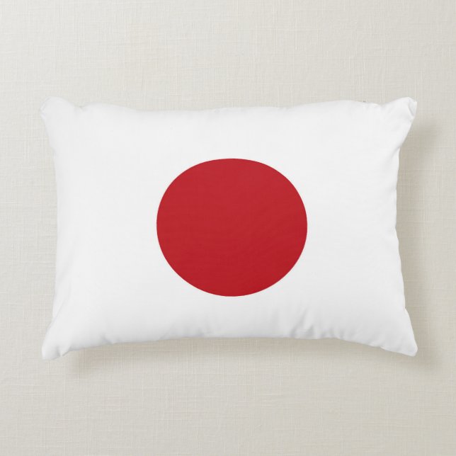 Japanische Flagge Dekokissen (Vorderseite)