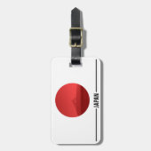 Japanische Flagge, der Fujisan, Japan Gepäckanhänger (Vorderseite vertikal)