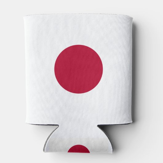 Japanische Flagge Dosenkühler (Rückseite)