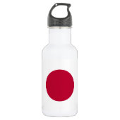 Japanische Flagge Edelstahlflasche (Vorderseite)