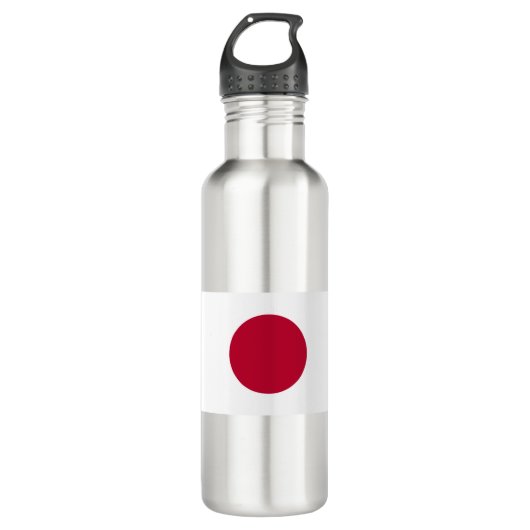 Japanische Flagge Edelstahlflasche (Vorderseite)
