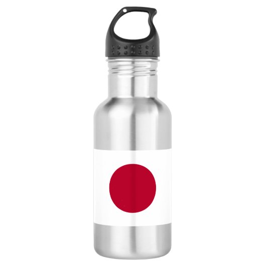 Japanische Flagge Edelstahlflasche (Vorderseite)