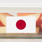 Japanische Flagge Etiketten (Befestigt)